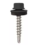 Саморезы Daxmer 4,8*35 RAL 7024 муар (матовые) 250 шт острые