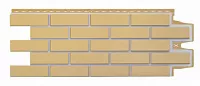 Фасадная панель Grand Line Клинкерный кирпич Design 968 х 390 песочный со швом RAL 7006