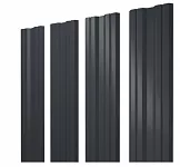 Штакетник Twin фигурный Grandline Double 0,45 b=100 RAL 7024