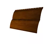 МеталлоСайдинг Grandline Блок-хаус NEW Print Premium 0,45 Golden Wood Intense FTC