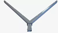 Наконечник V на столб Grand Line 62*55 RAL 7040