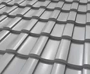 Металлочерепица Metallstone Веста Оникс Оптима 0,5 RAL7004
