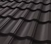 Металлочерепица Metallstone Титан Оникс матовый Оптима 0,5 RR32