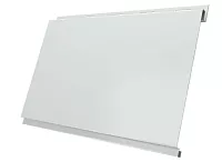МеталлоСайдинг Grand Line Вертикаль Классик Drap 0,45 в пленке RAL9003