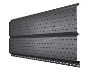 Софит Lбрус-15x240 перфорированный Металл Профиль Matt MP 0,5 RAL 7024