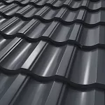 Металлочерепица Metallstone Титан Оникс матовый Оптима 0,5 RAL7024