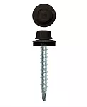 Саморезы Daxmer 4,8*35 RR32 RAL8019 муар (матовые) 250 шт острые