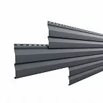 МеталлоСайдинг Grand Line Корабельная доска Velur 0,5 в пленке RAL7024