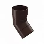 Колено 45 гр Docke Standard 120 80 темно-коричневый 24шт уп