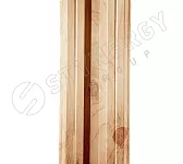Штакетник М-образный прямой Stynergy SteelArt 0,45 b=108 Орех 3D