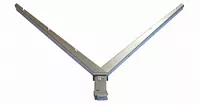 Наконечник V на столб Grand Line 62*55 RAL Zn
