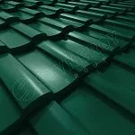 Металлочерепица Stynergy Стелла CORUNDUM50 0,5 RAL6005