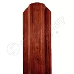 Штакетник П-образный прямой Stynergy Принт (Print) 0,45 b=110 дуб темный 3D