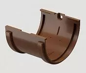 Соединитель желоба Docke Standard 120 80 светло-коричневый 36шт уп