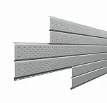 Софит Lбрус-15x240 перфорированный Металл Профиль Norman 0,5 RAL 7004