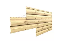 МеталлоСайдинг Металл Профиль Корабельная доска Ecosteel Textur 0,45 орех