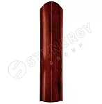 Штакетник Полукруглый фигурный Stynergy SteelArt 0,4 b=118 Дуб античный 3D