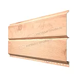 МеталлоСайдинг Металл Профиль LБрус Ecosteel Textur 0,45 орех
