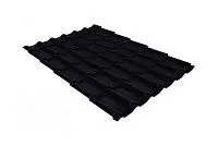 Металлочерепица Metallstone Грация Макси Песчаник Премиум 0,5 RAL9005