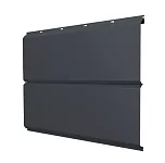 МеталлоСайдинг Grand Line ЭкоБрус новый ПЭ 0,45 в пленке RAL7024