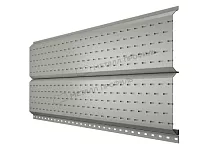 Софит Lбрус-15x240 перфорированный Металл Профиль PE 0,45 RAL 9002