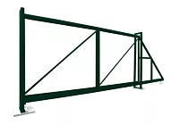Откатные ворота Grand Line Colority Zinc 2,0*4,5 м RAL 6005 ПОД ЗАКАЗ