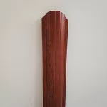 Штакетник R-образный фигурный Nix-stratur SteelArt 0,45 дуб античный 3D 1 м. складские остатки
