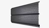 Софит Lбрус-15x240 перфорированный Металл Профиль VikingMP (30мкм) 0,45 RAL 7016