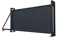 Откатные ворота Grand Line Эстет Плюс 2,0*4,5 м RAL 7024 7024 ПОД ЗАКАЗ
