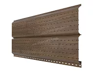 Софит Lбрус-15x240 перфорированный Металл Профиль Ecosteel Matt 0,45 античный дуб