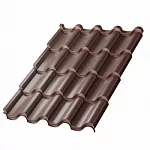Металлочерепица Металл Профиль Монтерроса S Purman 0,5 RAL 8017