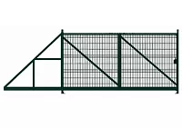 Откатные ворота Grand Line PROFI 2,03*4,5 м RAL 6005 влево ПОД ЗАКАЗ