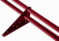 Комплект труб стандарт d=25 мм 2шт Nix-stratur RAL 3003 L=3000