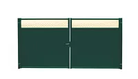 Ворота Grand Line Эстет Плюс 2,0*3,6 RAL 6005 1014