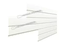 МеталлоСайдинг Металл Профиль LБрус PE 0,45 RAL 9010