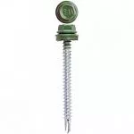 Саморезы Nix-Stratur (20мкм Zn) 4,8*70 RAL 6020 100 шт