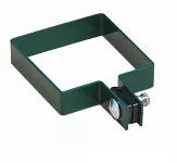 Крепление хомут угловой Grand Line 80*80 RAL 6005 ПОД ЗАКАЗ