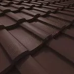 Металлочерепица Stynergy Стелла Rooftop бархат 0,5 RAL8017