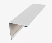 Угол внешний 50*50 РЕ в пленке 0,4 RAL 9003 НАЛИЧИЕ
