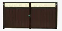 Ворота Grand Line Эстет Плюс 2,4*3,6 RAL 8017 1014