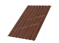 Профлист Металл Профиль МП20 А Ecosteel 0,5 мореный дуб