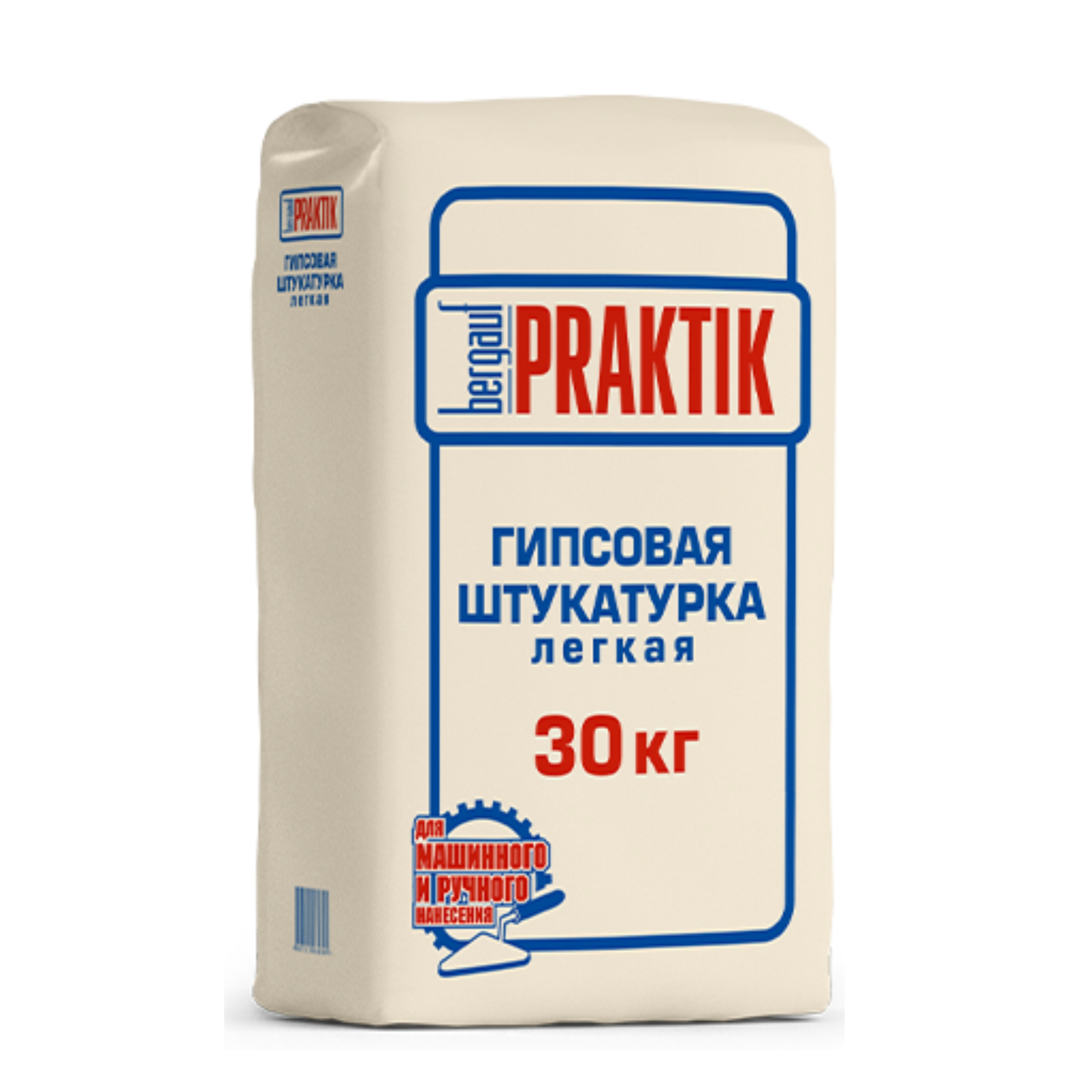 Штукатурка гипсовая Bergauf Praktik Легкая, 30 кг