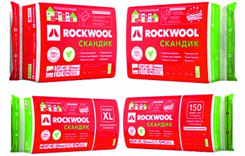 Утеплитель ROCKWOOL ЛайтБаттс Скандик 100*600*800 2,88 м2 0,288 м3 6 шт