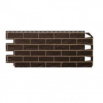 Панель отделочная VOX Vilo Brick 0,42 м2 DARK BROWN (коричневый) с фугой 3024957