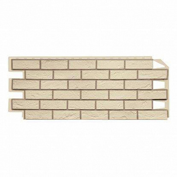 Панель отделочная VOX Vilo Brick 0,42 м2 IVORY (бежевый) с фугой 3024958