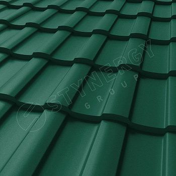 Металлочерепица Stynergy Stella Rooftop бархат 0,5 RAL 6005