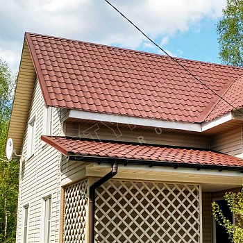 Металлочерепица Stynergy Rooftop кашемир 0,5 RAL 7024