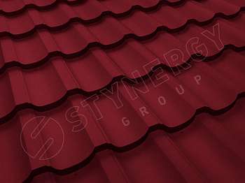 Металлочерепица Stynergy Garda Rooftop кашемир 0,5 RAL 3005