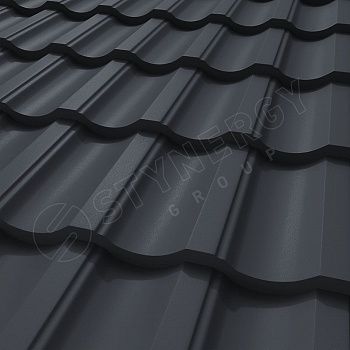 Металлочерепица Stynergy Garda Rooftop бархат 0,5 RAL 7024