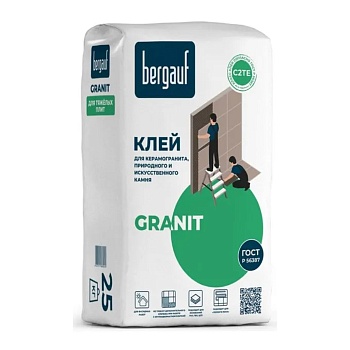 Клей для плитки Bergauf Granit, 25 кг